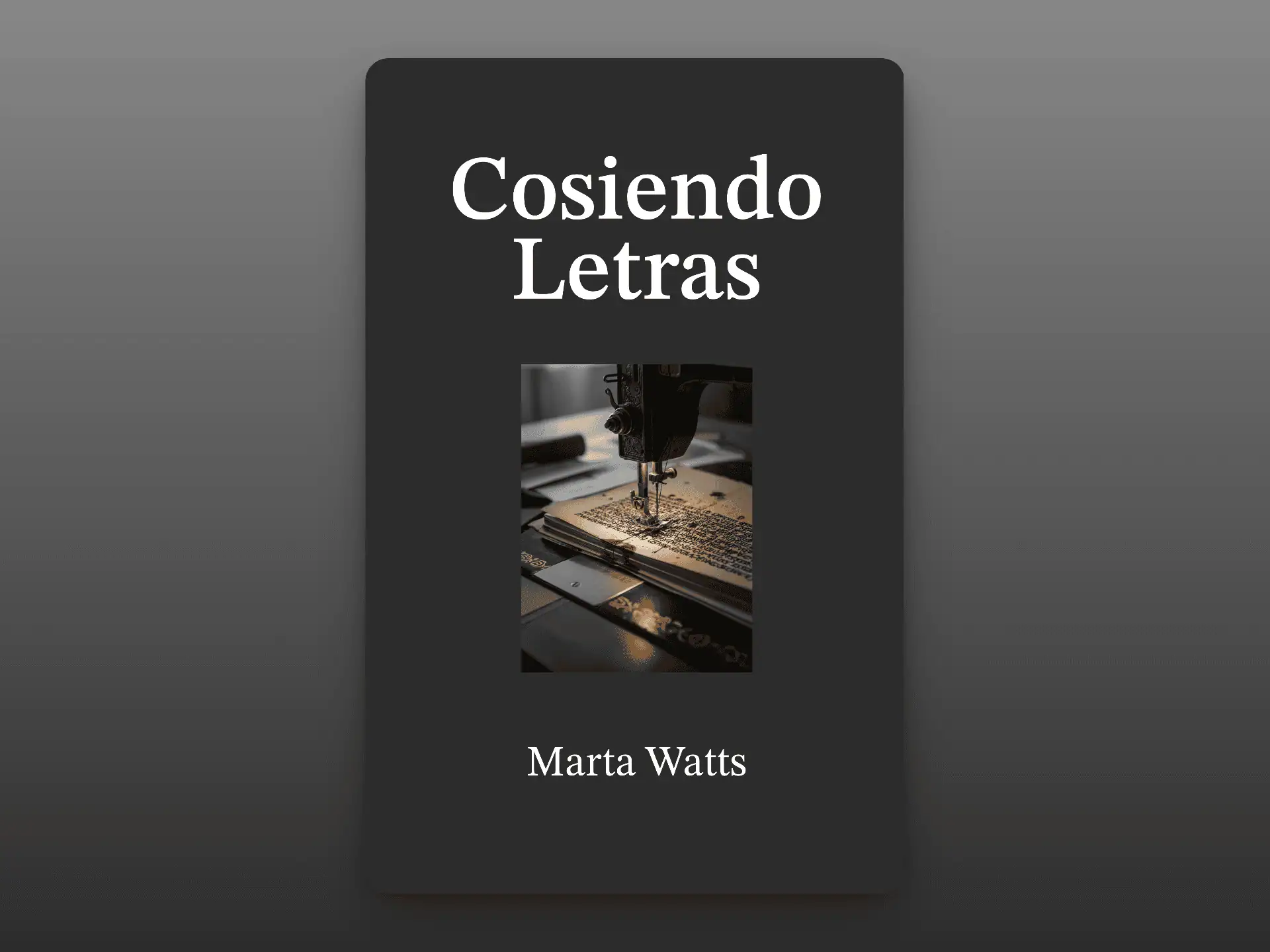 Portada de Cosiendo Letras